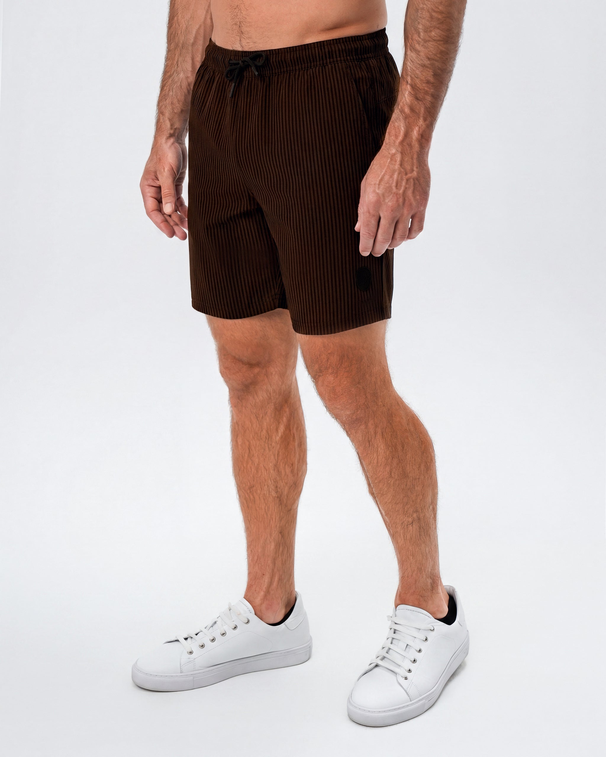 Swim Trunks - Brown & Black