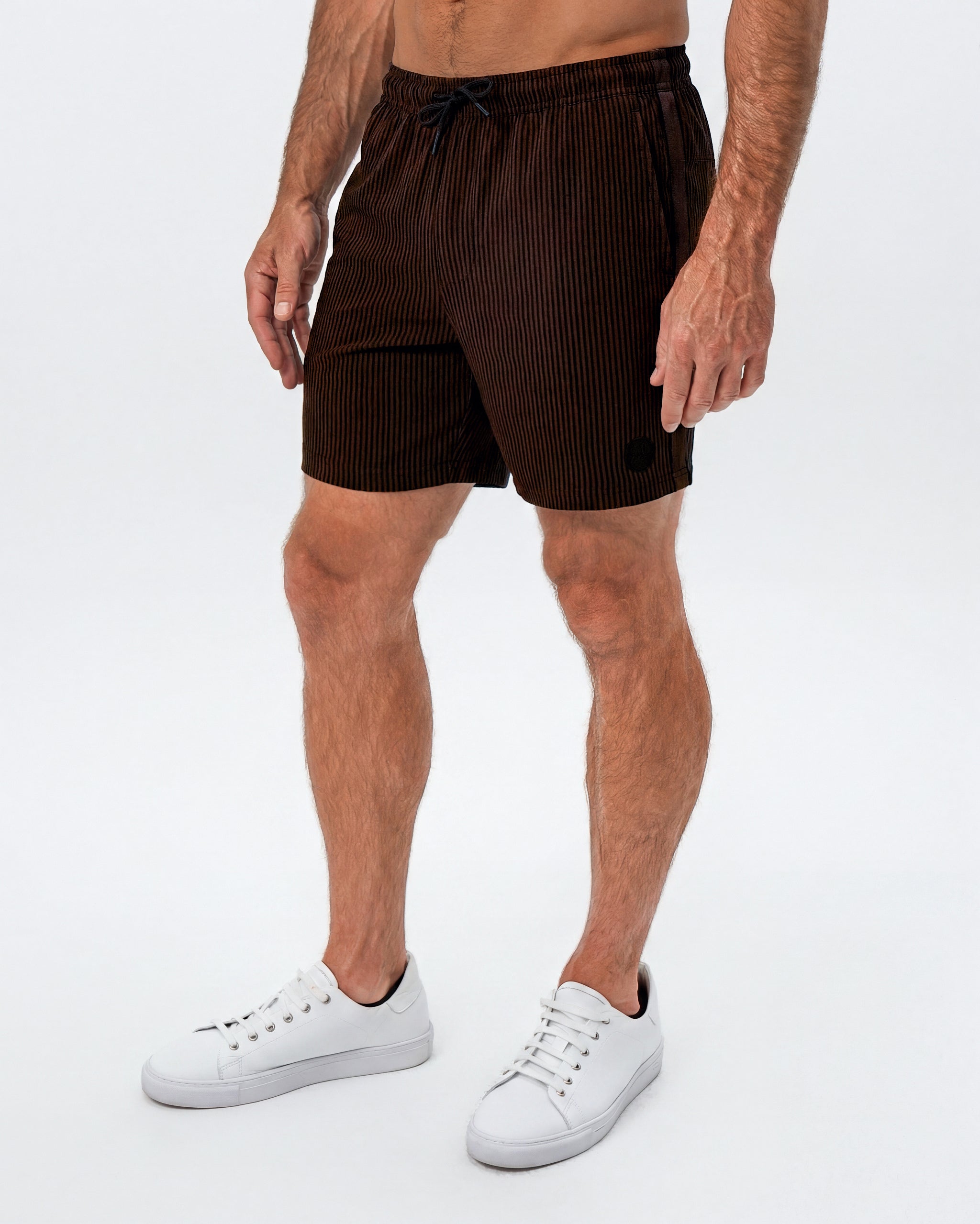 Swim Trunks - Brown & Black