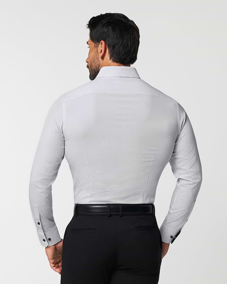 "The Tatar" White With Black Dots