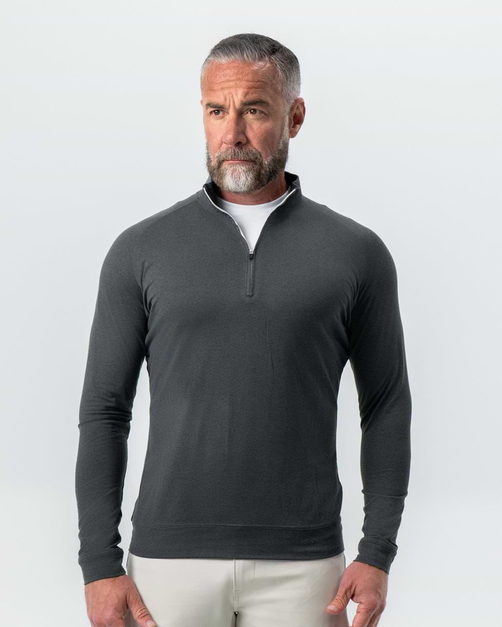 Tech Quarter Zip - Charcoal