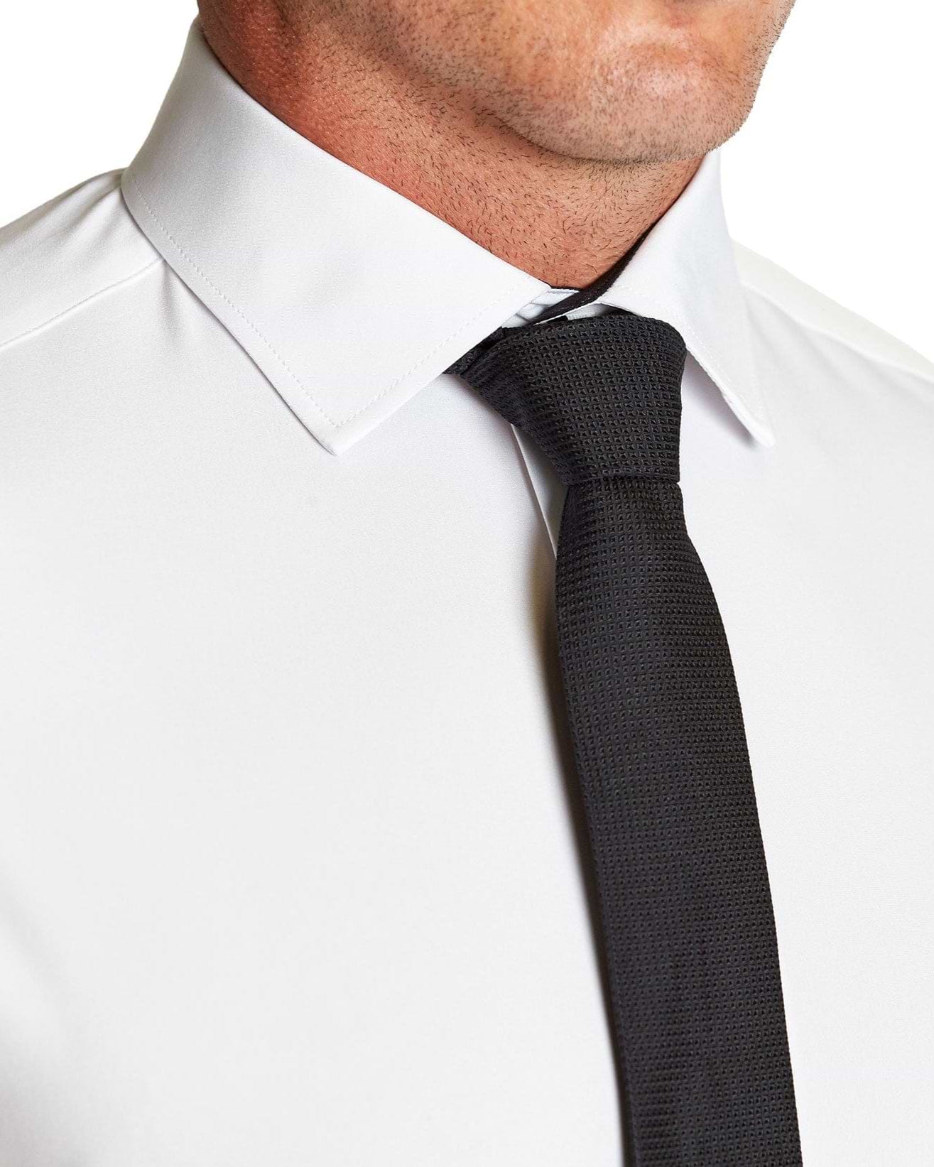 "The Vincent" Solid White with Black Accents