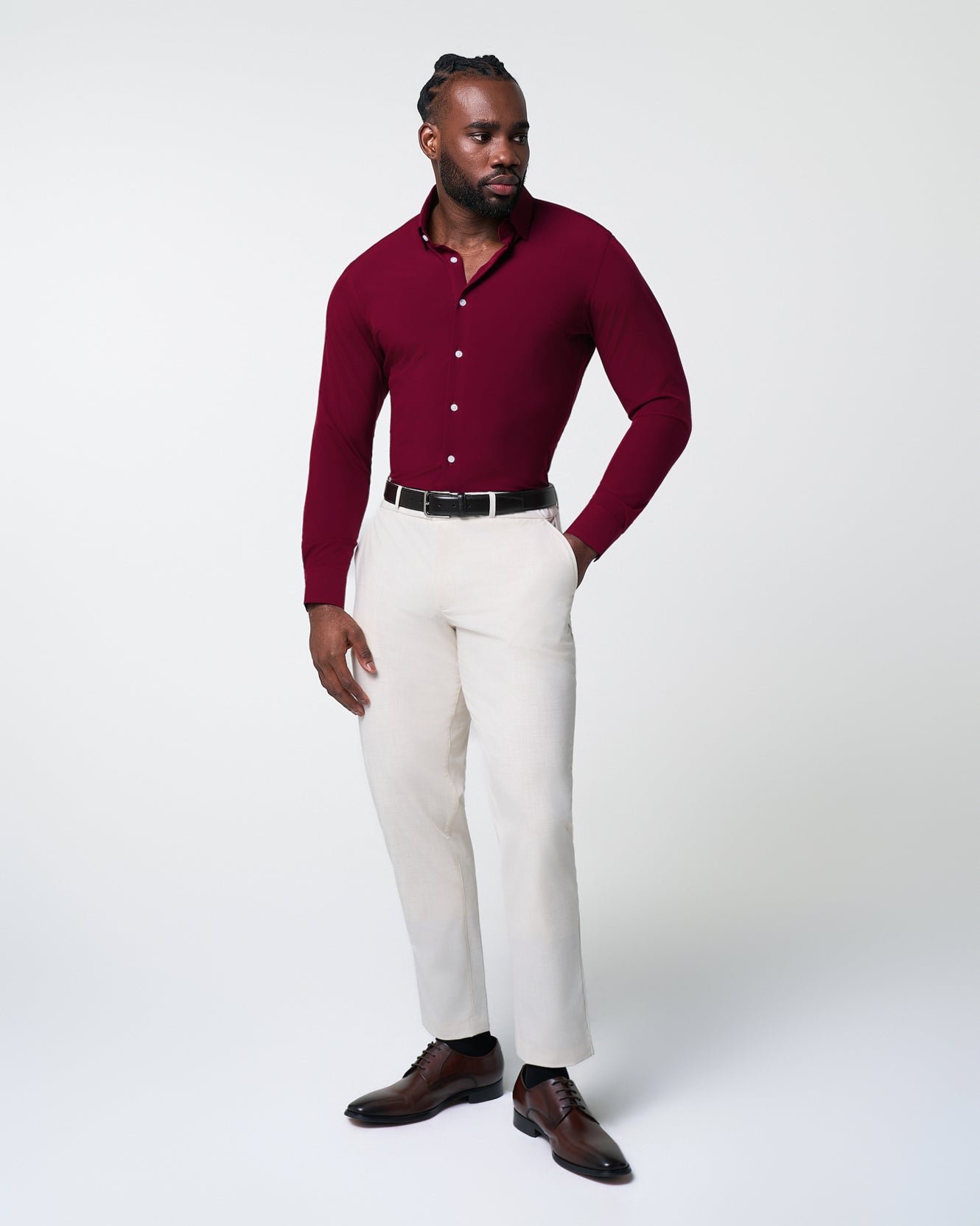 "The Ward" Solid Maroon