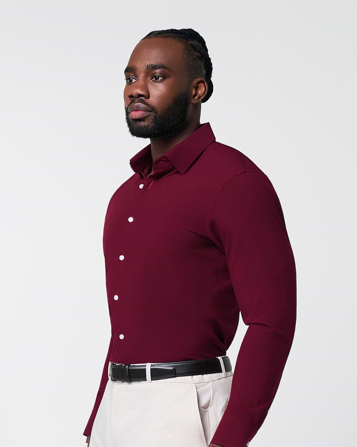 "The Ward" Solid Maroon