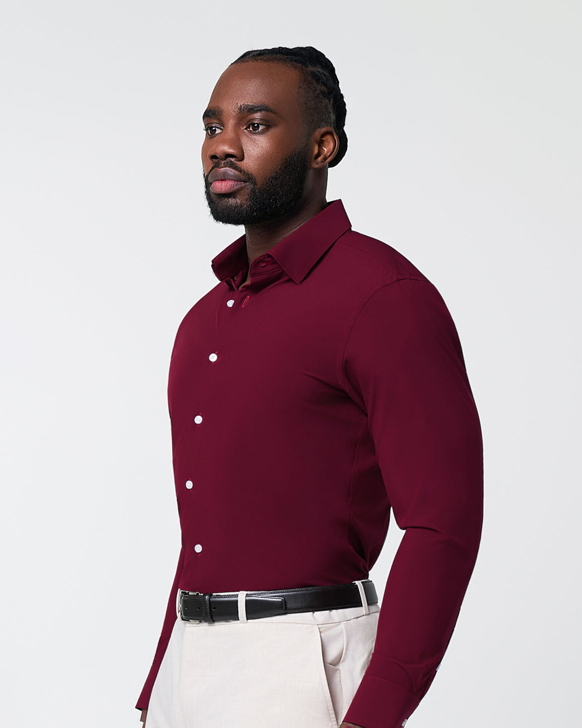 "The Ward" Solid Maroon