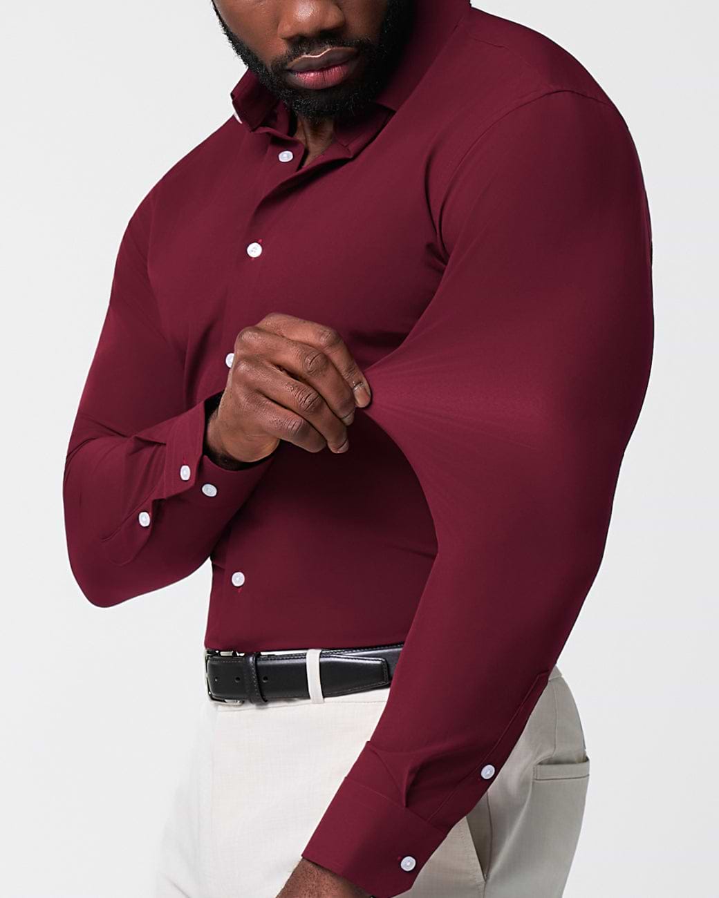 "The Ward" Solid Maroon