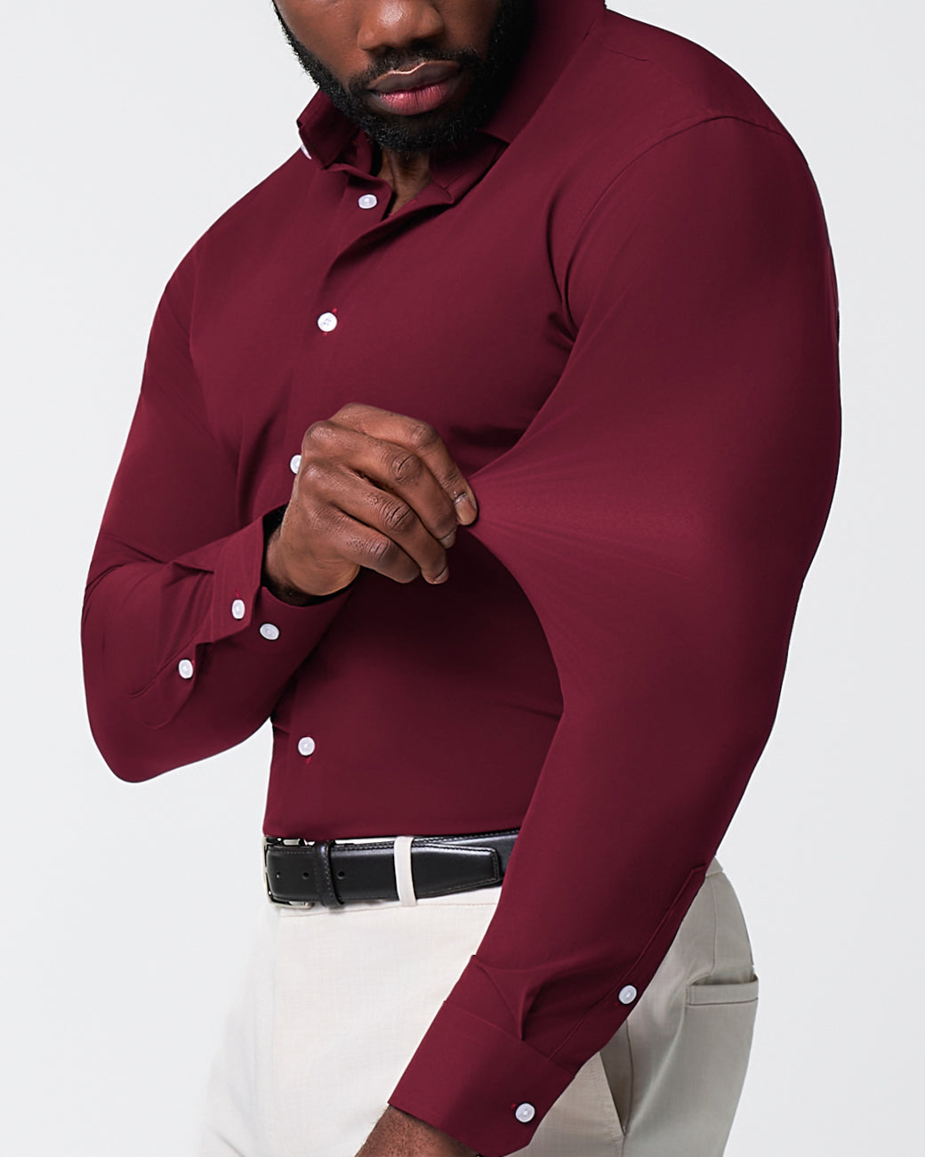 "The Ward" Solid Maroon