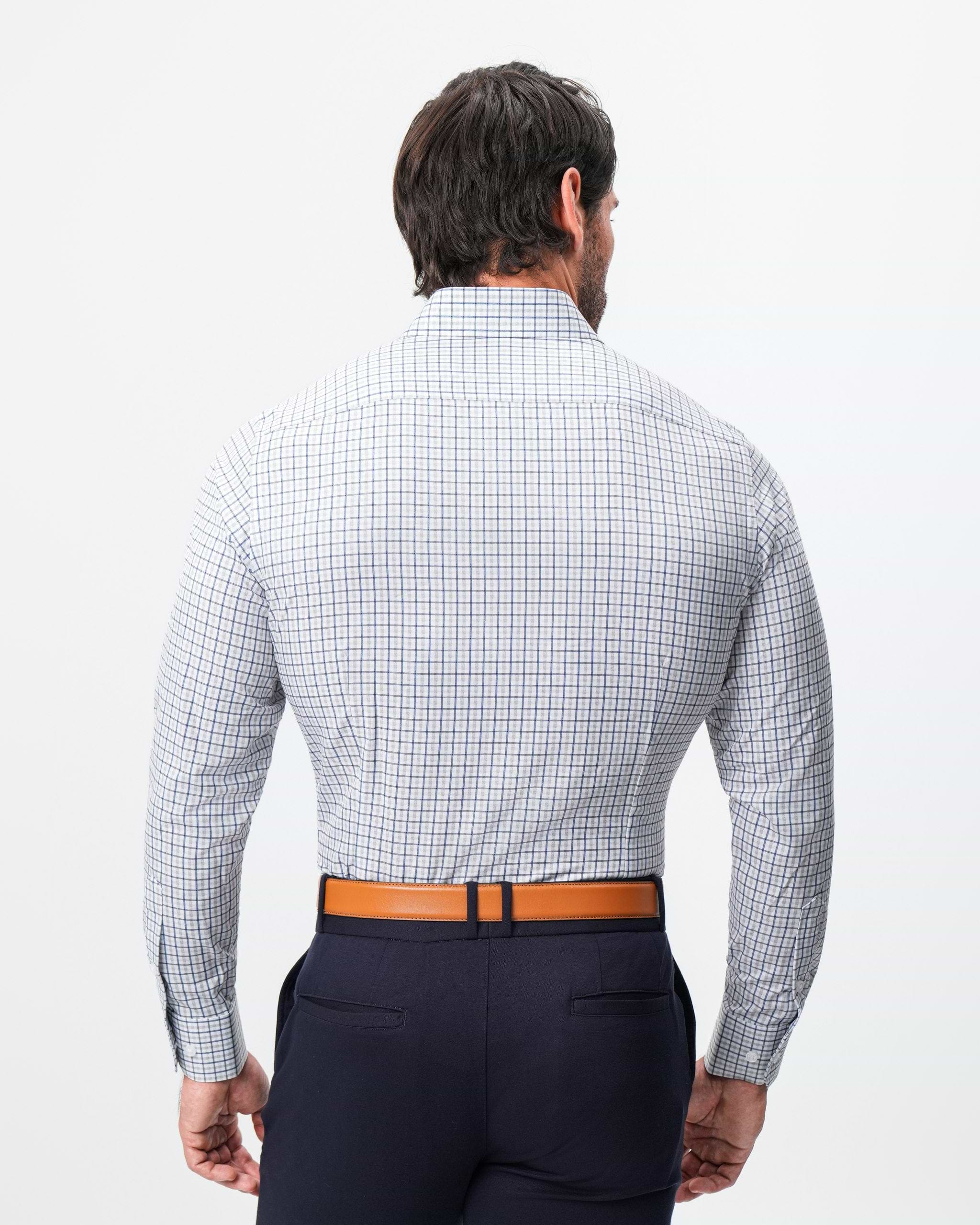 "The Winslow" Navy & Brown Check