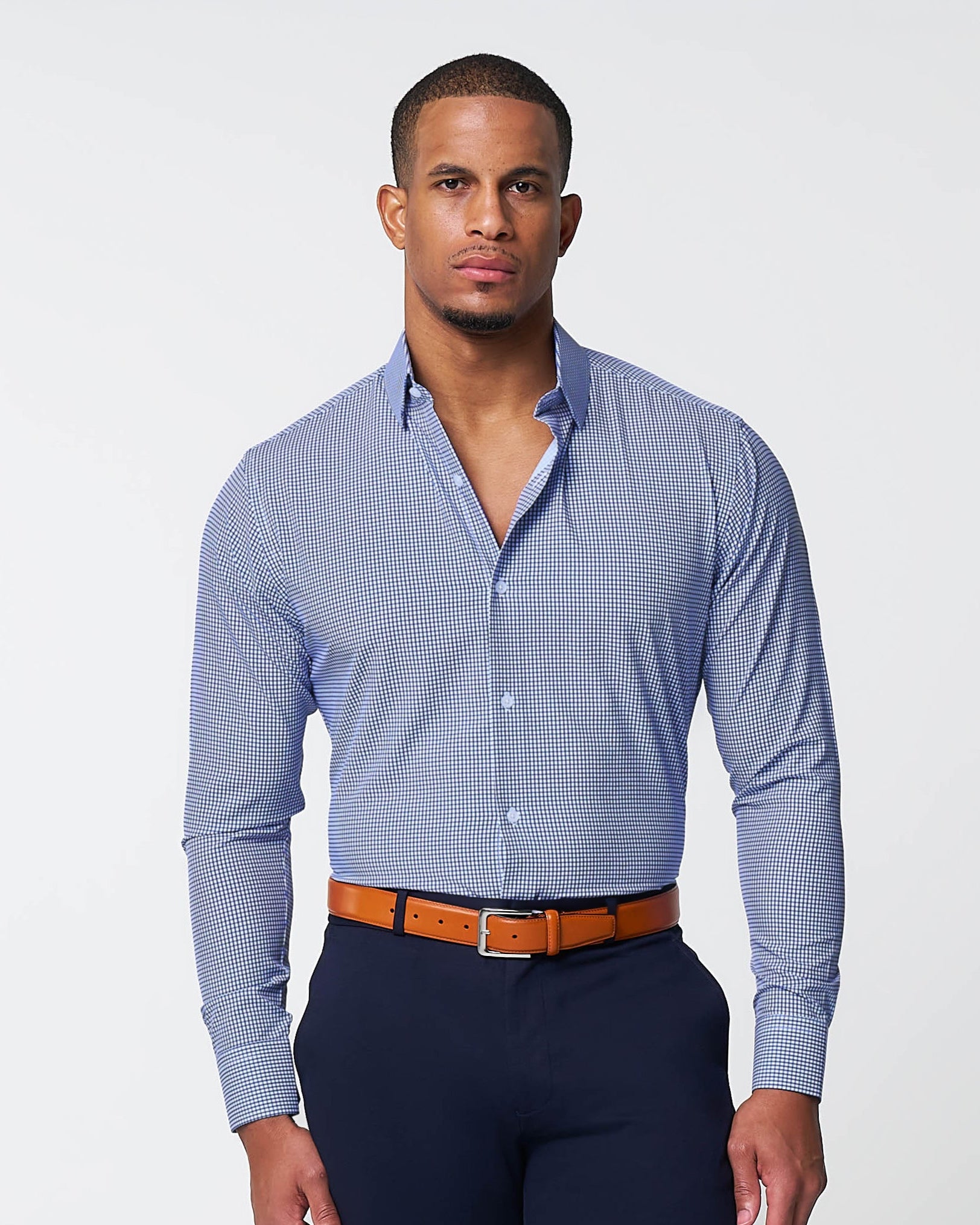 "The Wyndham" Royal Blue & White Square