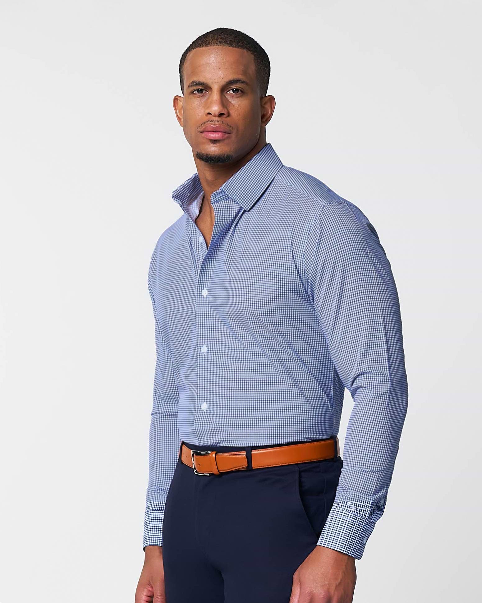 "The Wyndham" Royal Blue & White Square