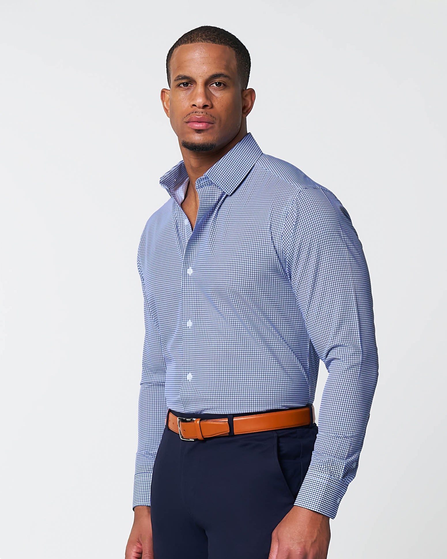 "The Wyndham" Royal Blue & White Square