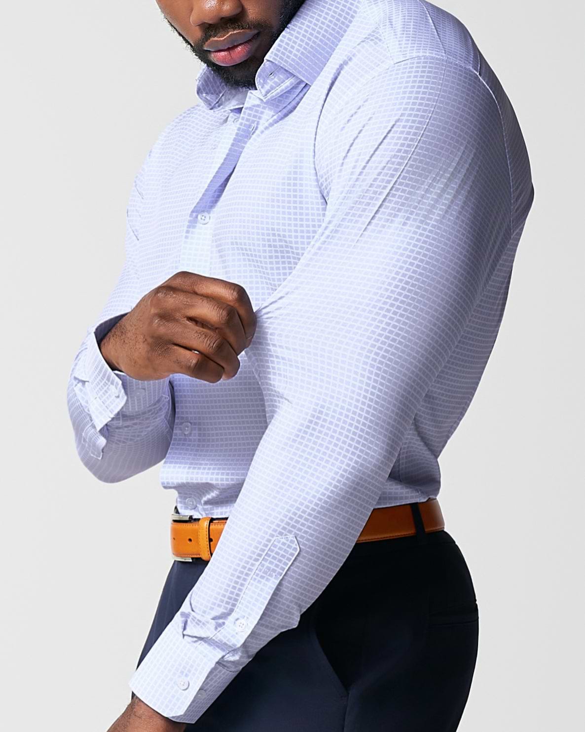 "The Xavier" Lavender with White Windowpane