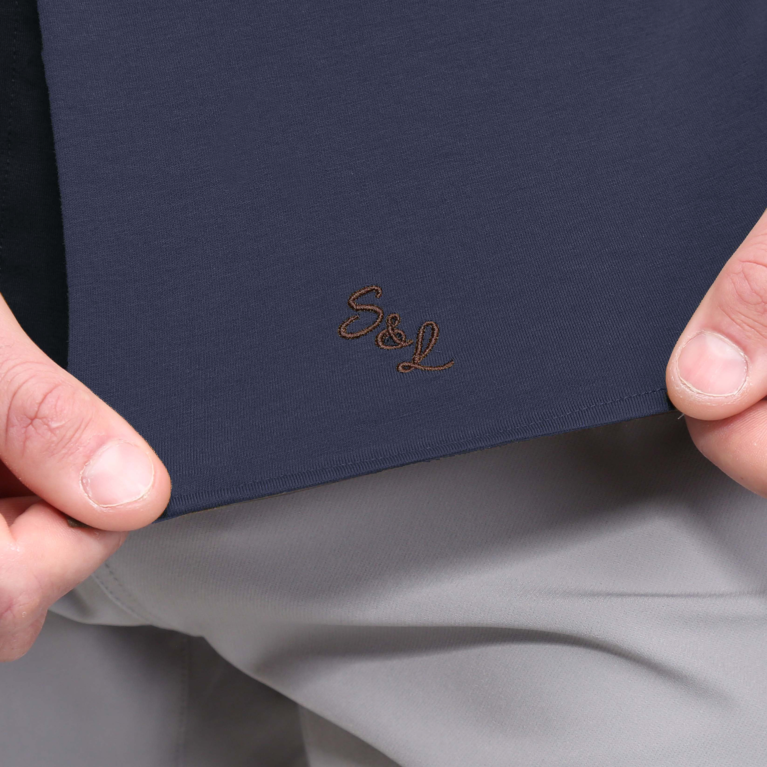 "The Stewart" Navy Button Down