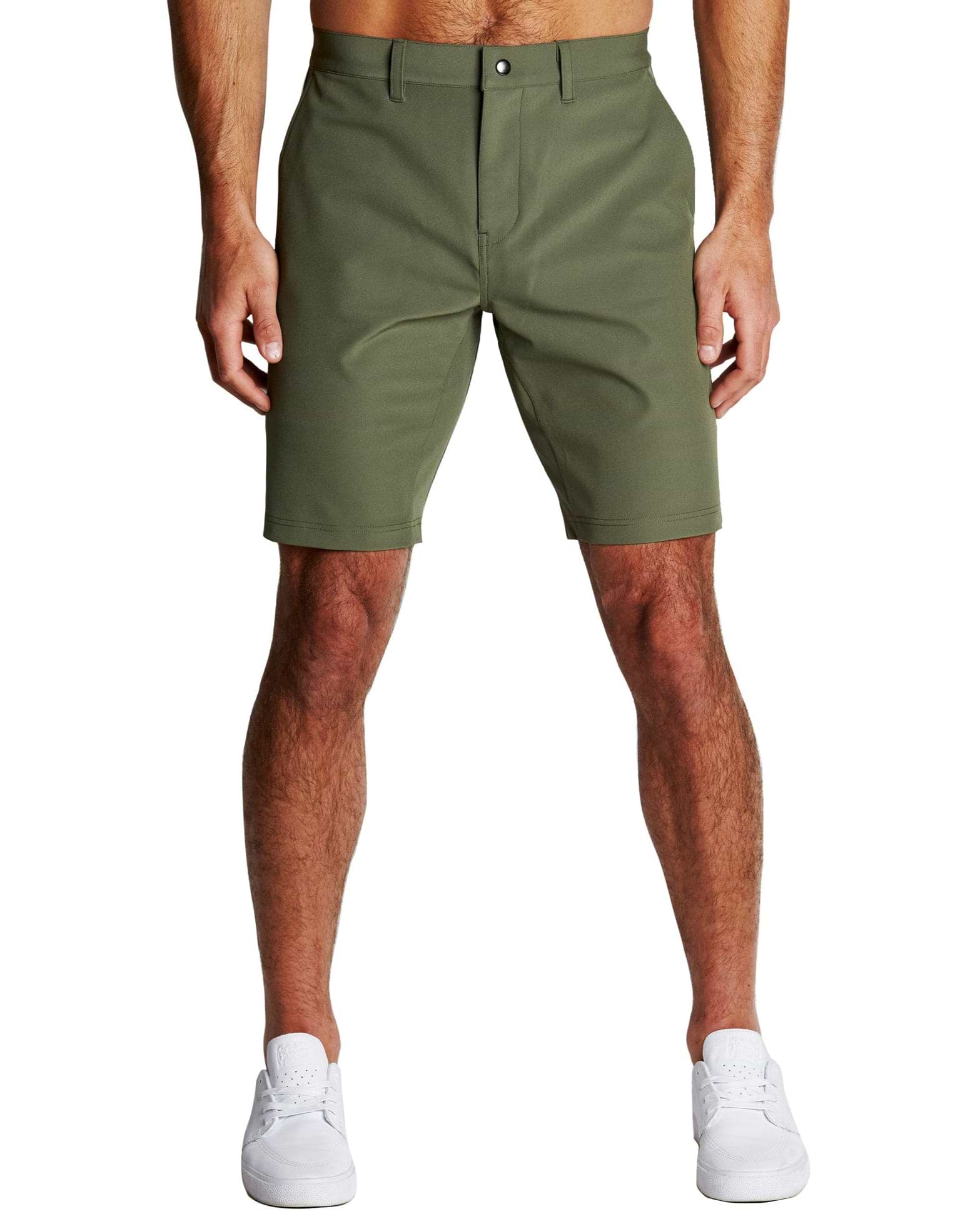Athletic Fit Shorts - Olive
