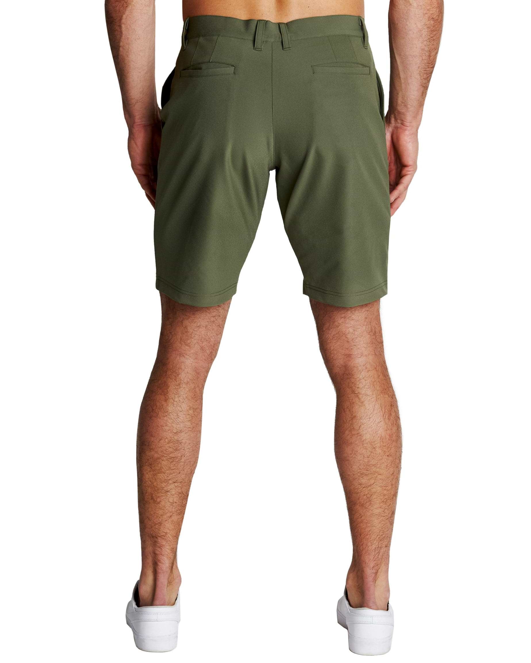 Athletic Fit Shorts - Olive