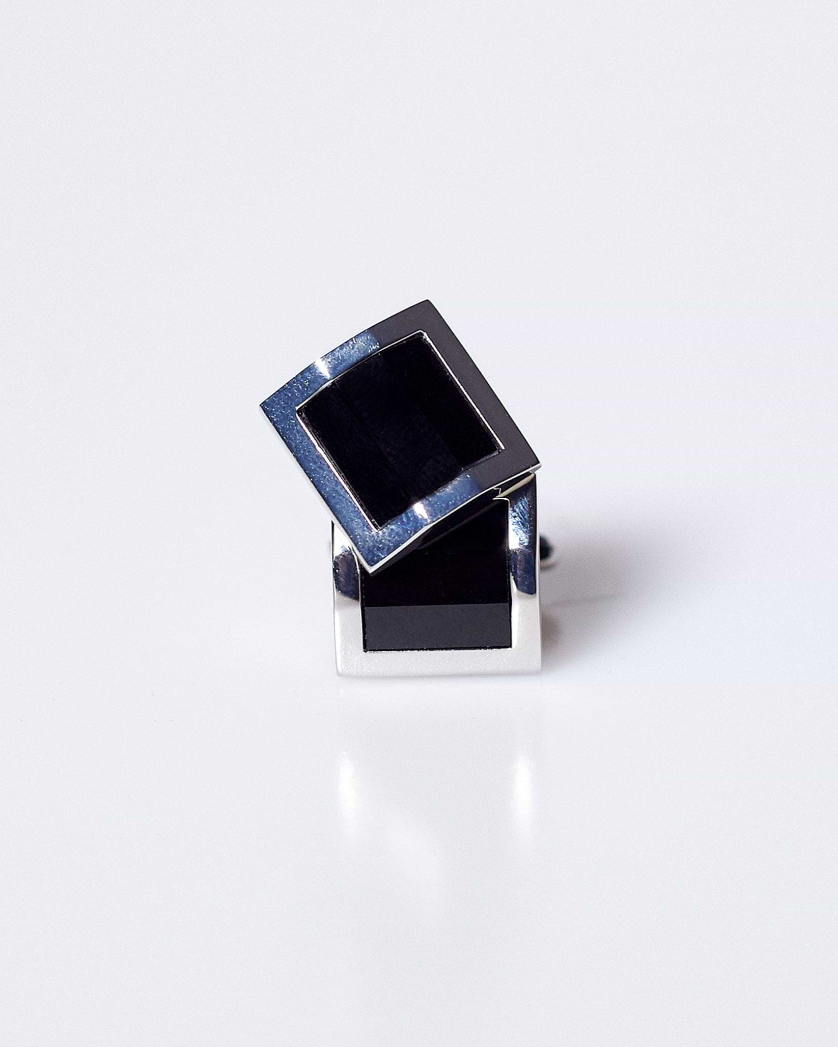 Black Square Cuff Links