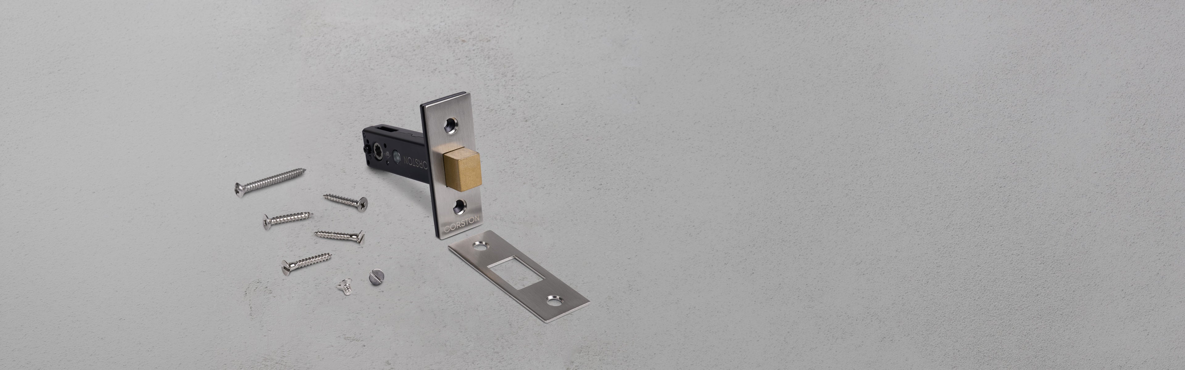 Satin nickel locks & latches