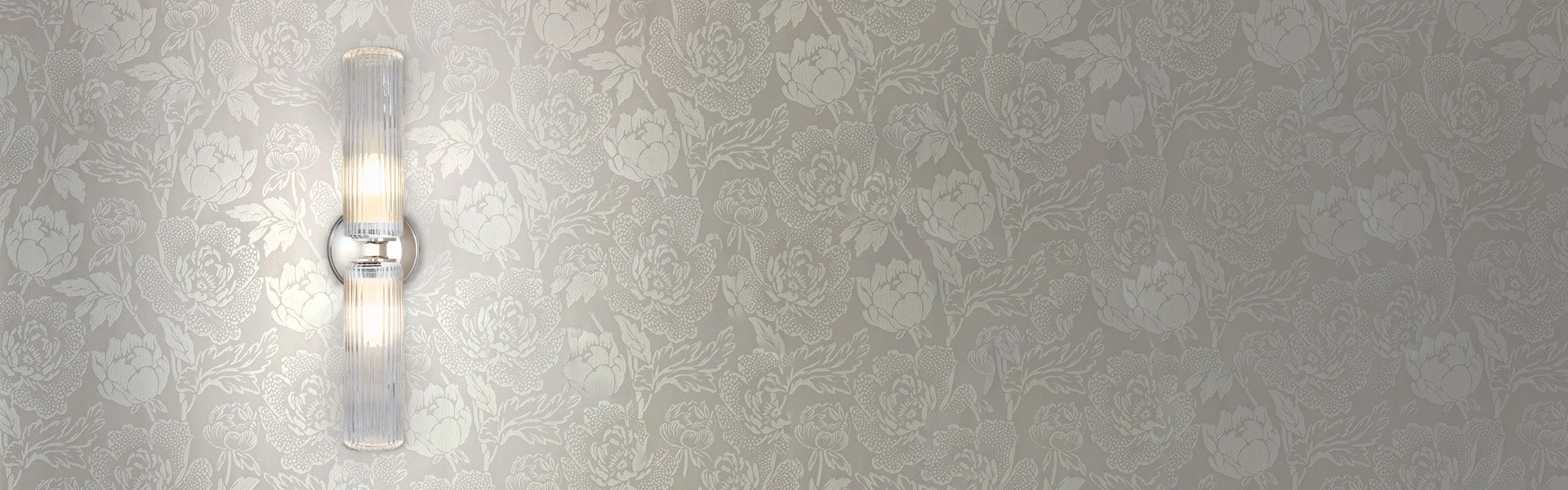 Polished nickel bathroom lights