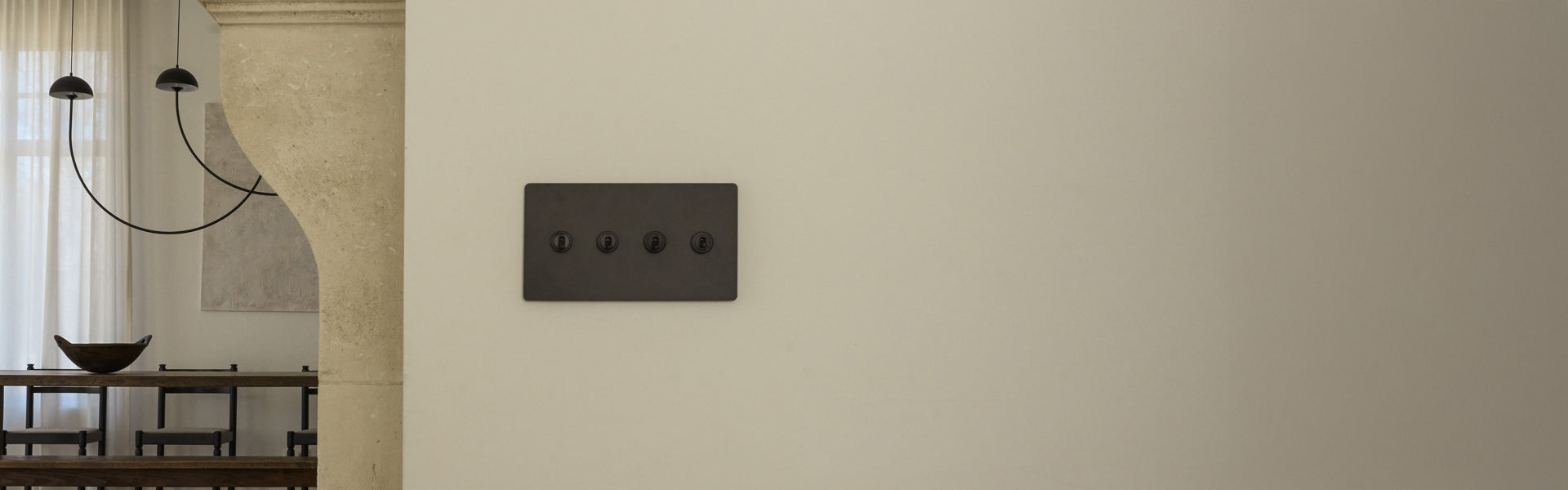 Kew – bronze switches & sockets
