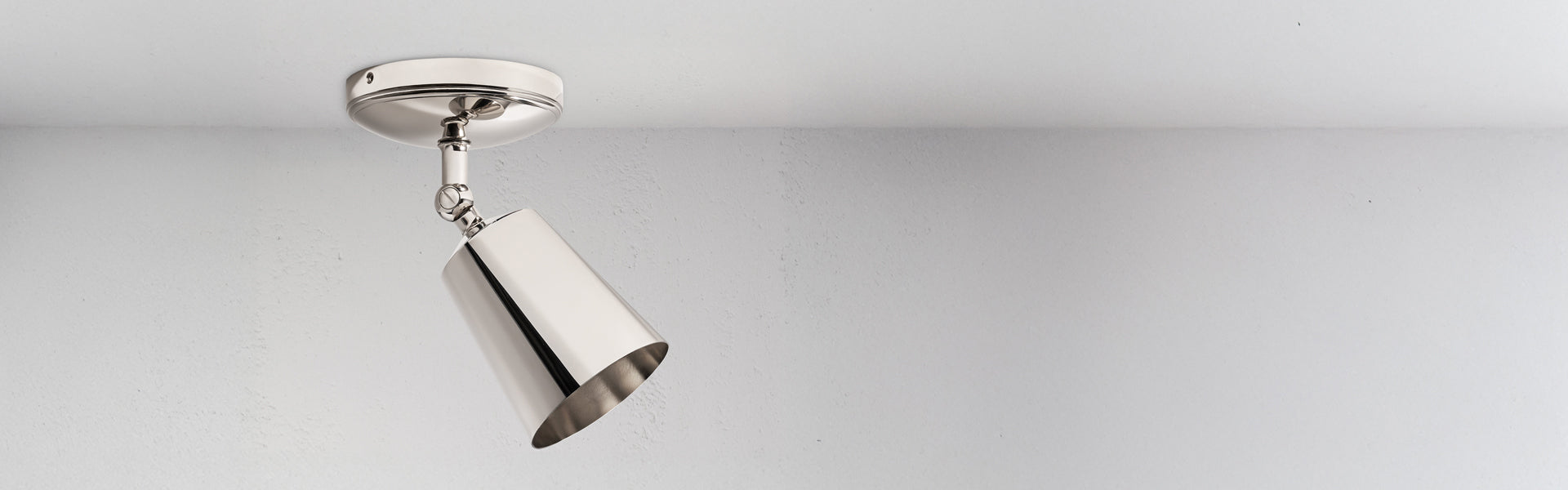 Polished nickel spotlights