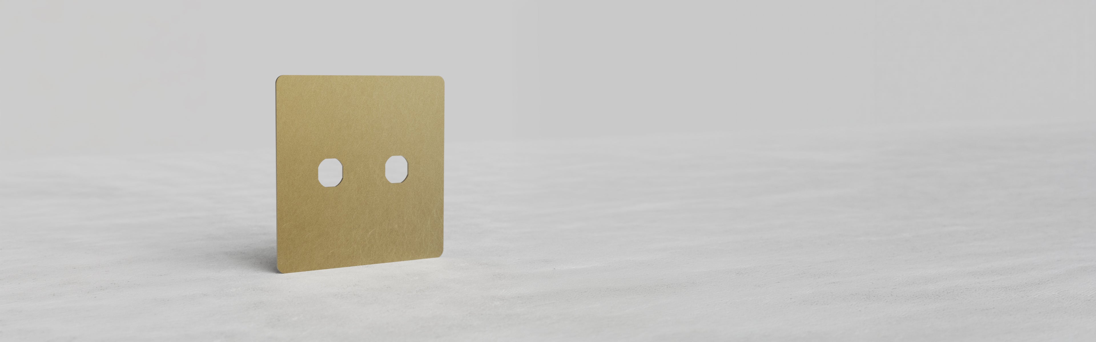 Kew – antique brass front plates