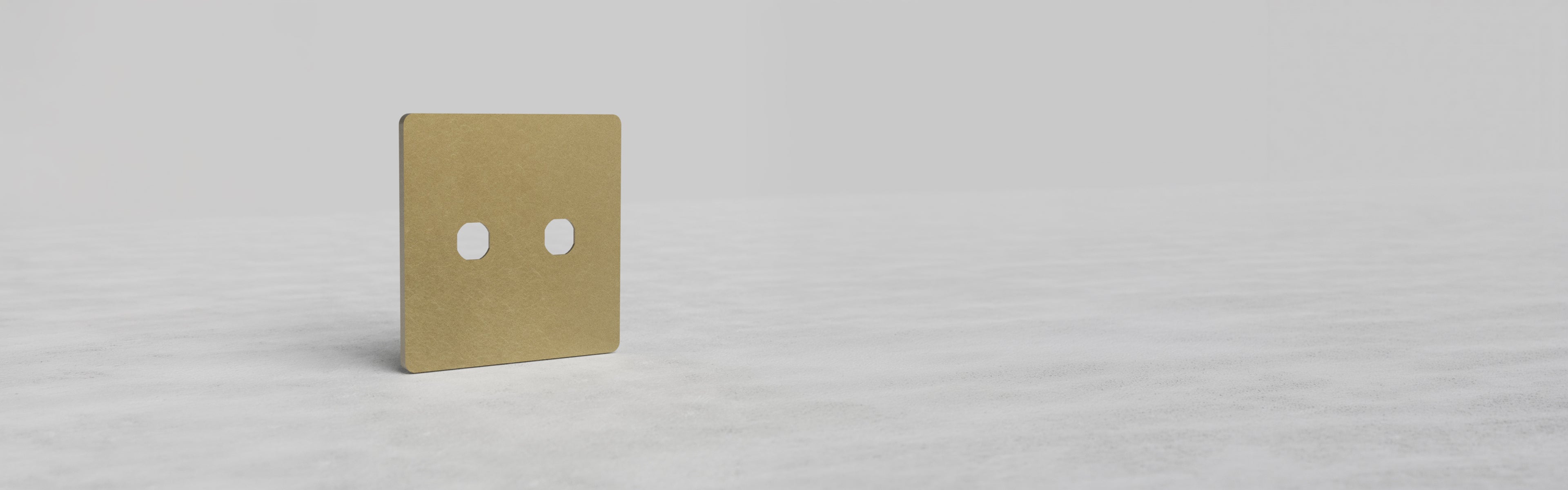 Grove – antique brass front plates
