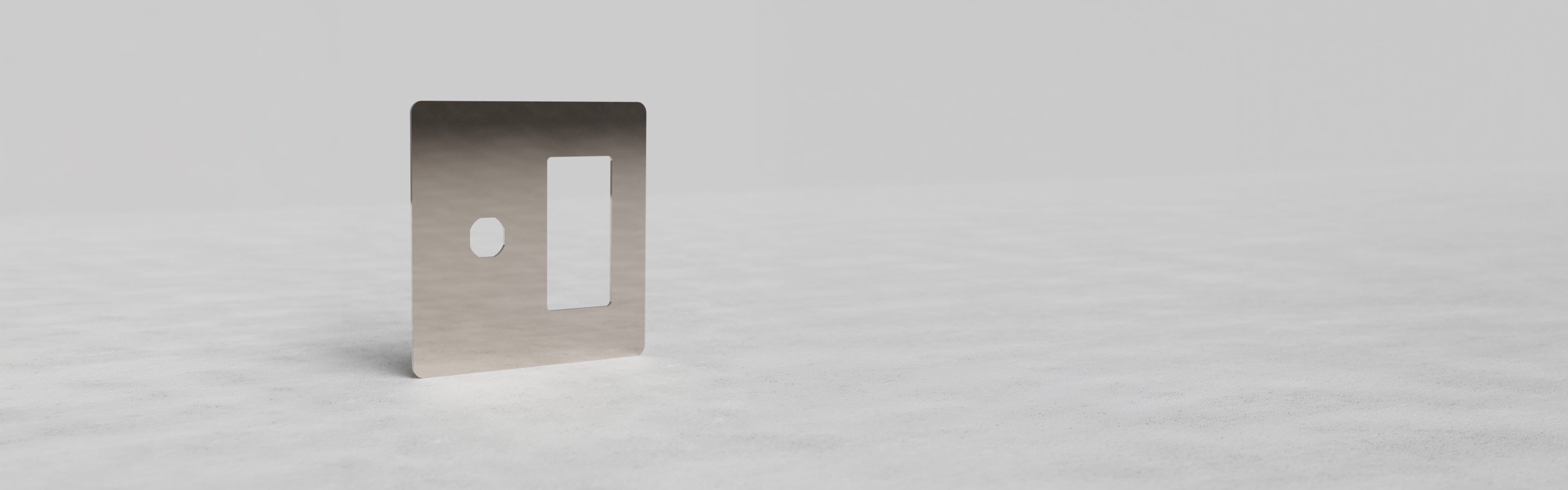 Kew – polished nickel front plates