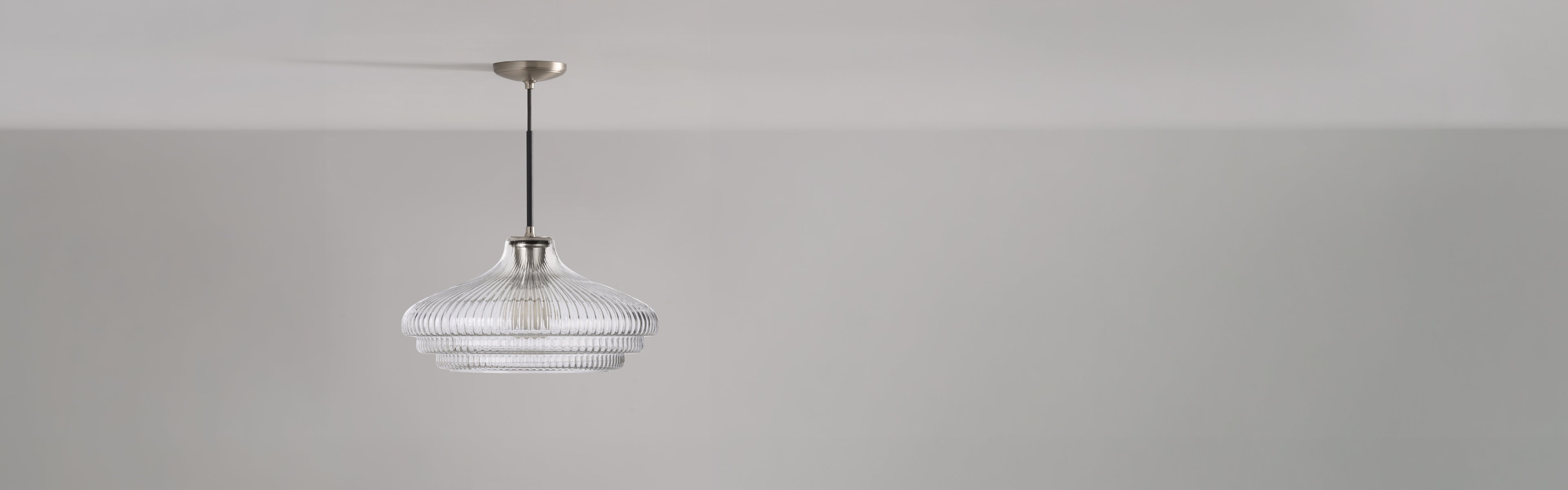 Satin nickel pendant lights