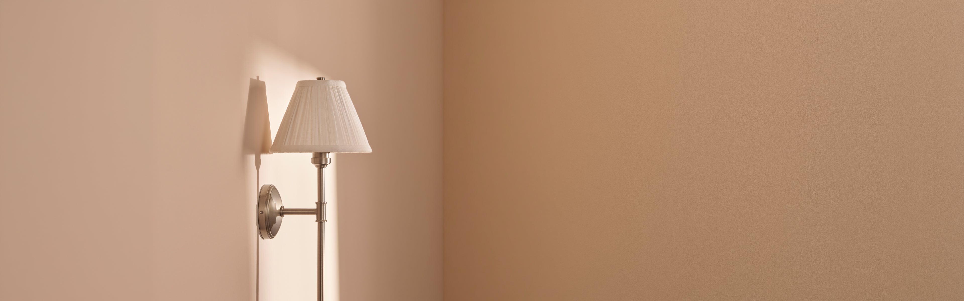 Satin nickel wall lights