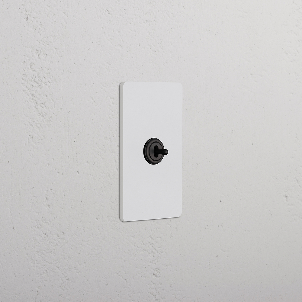 Grove 1G Center Retractive Toggle Switch – Paintable Bronze