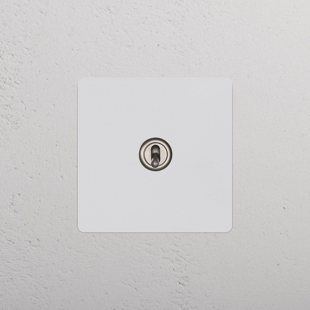 Single Toggle Switch - Satin Nickel - Paintable