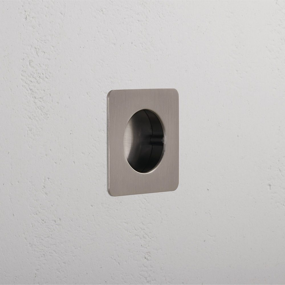 Regent Recessed Small Pull – Satin Nickel