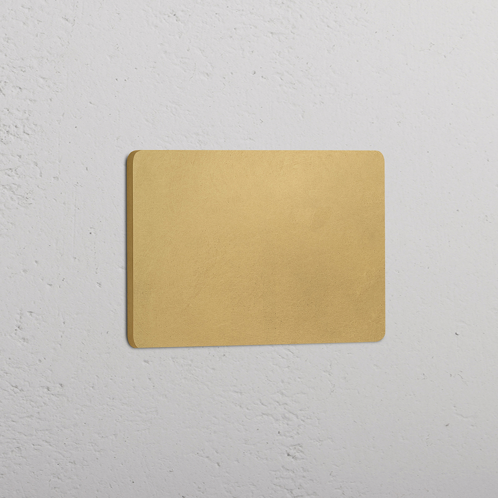 Grove Placca cieca a 3 moduli – Ottone Antico