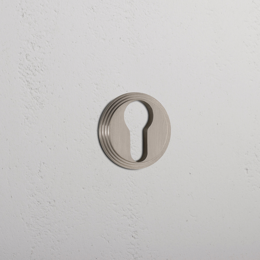 Warwick Key Escutcheon – Satin Nickel