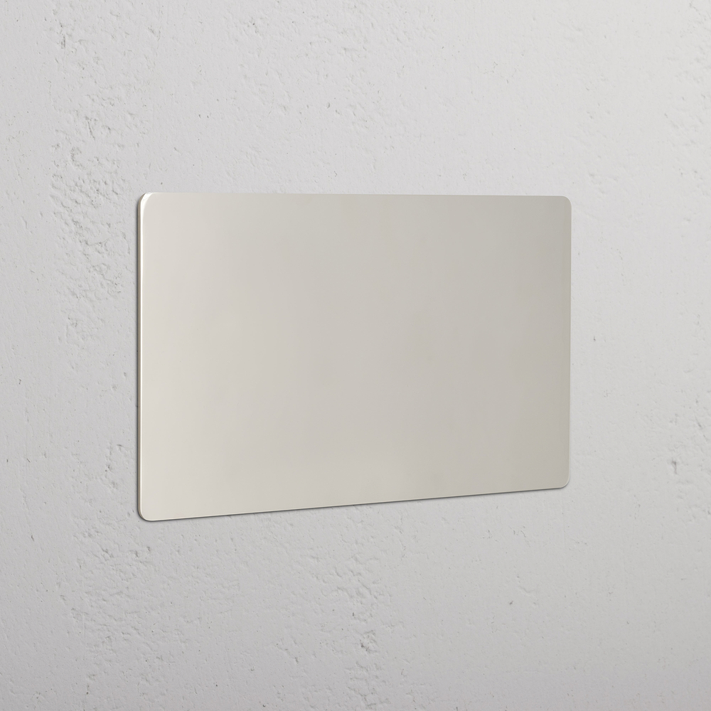 Kew 4G Blank Plate - Polished Nickel