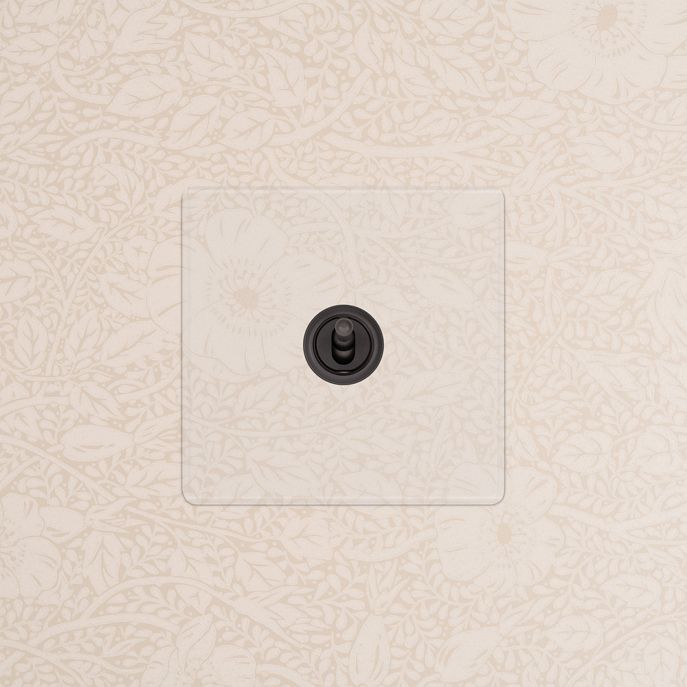 1G Retractive Toggle Switch - Clear Bronze