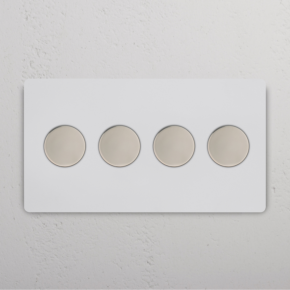 Grove 4G Dimmer Switch – Paintable Polished Nickel
