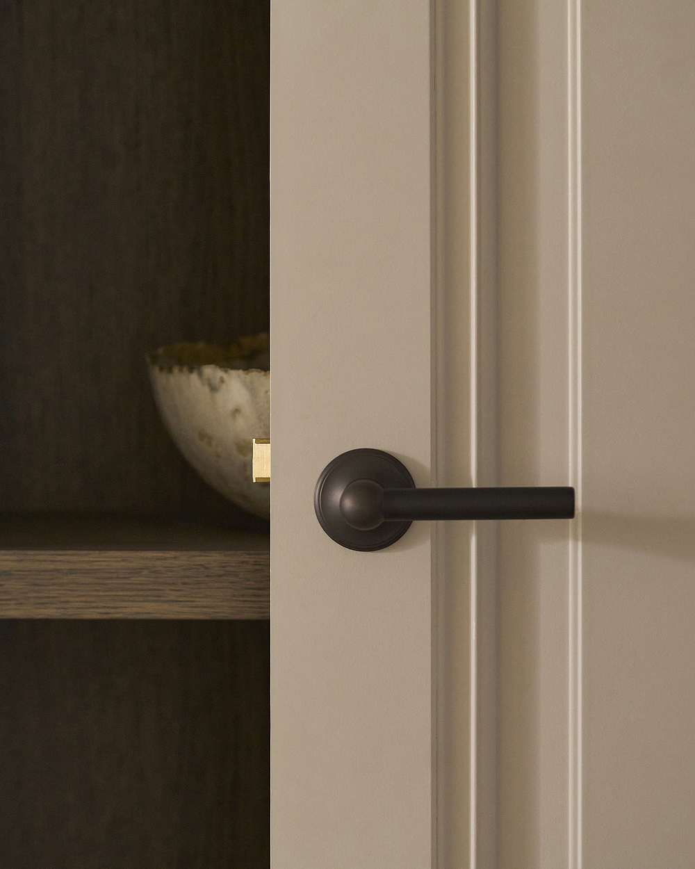 Harper Passage Door Handle Set - Bronze