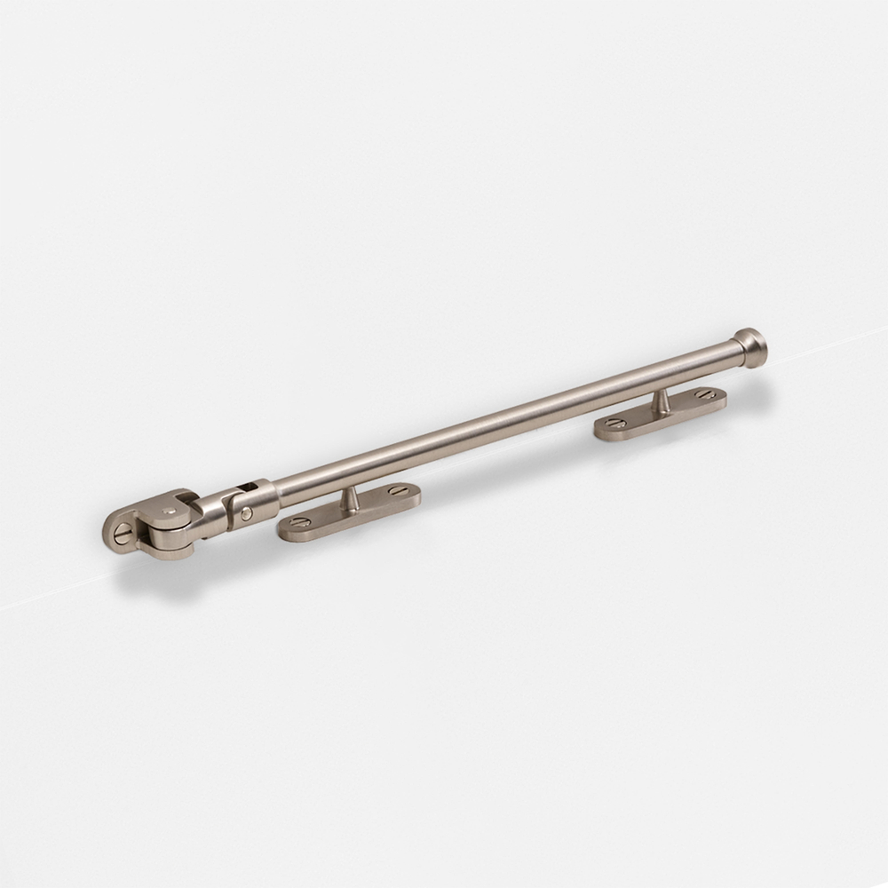 Southbank Fensterfeststeller für Flügelfenster 275 mm – Satinnickel