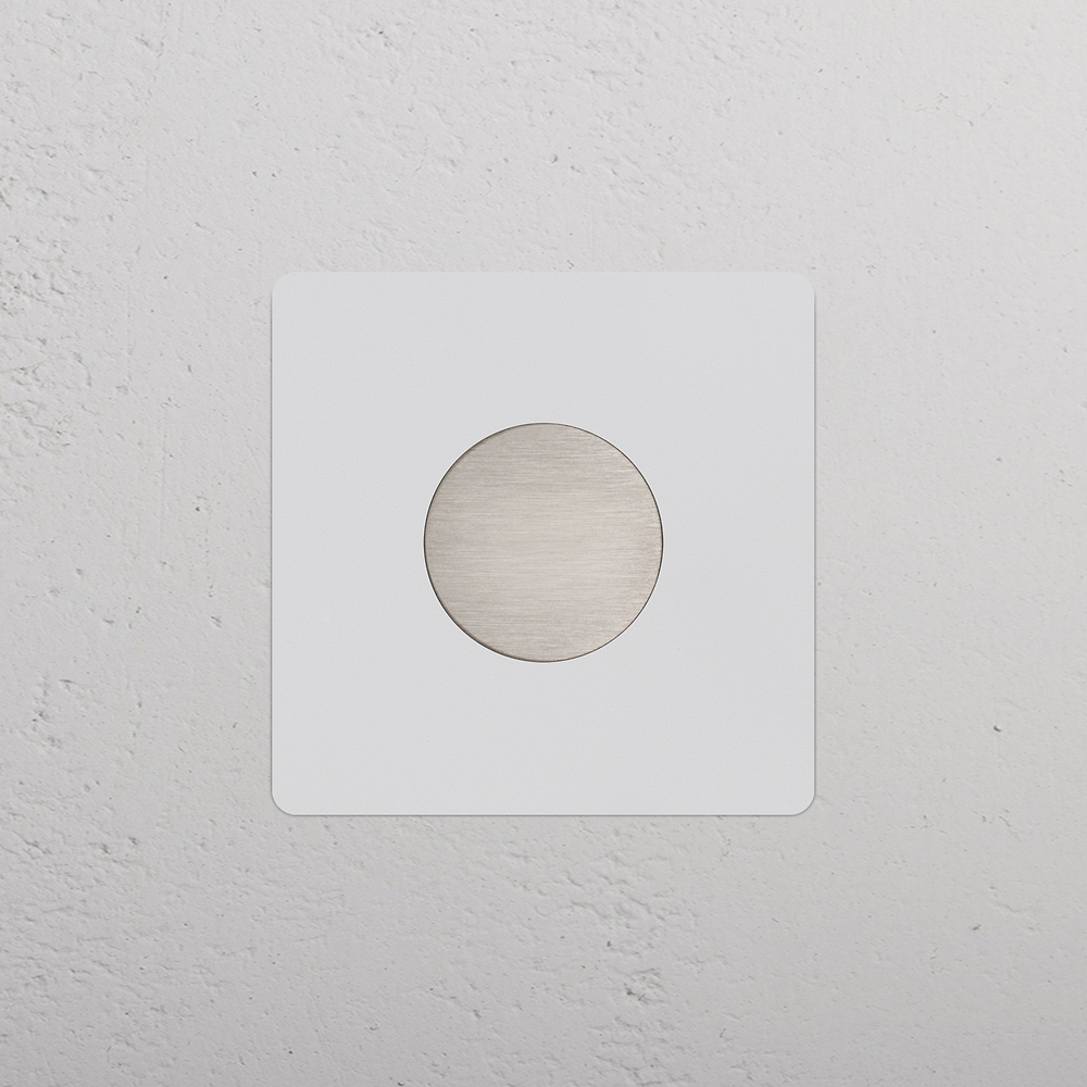 Single Dimmer Switch - Satin Nickel - Paintable