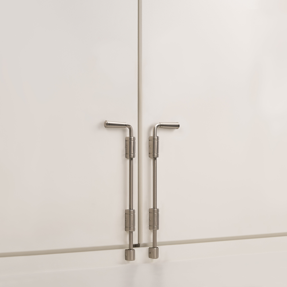 Digby Bolt Lock Pair Medium – Satin Nickel