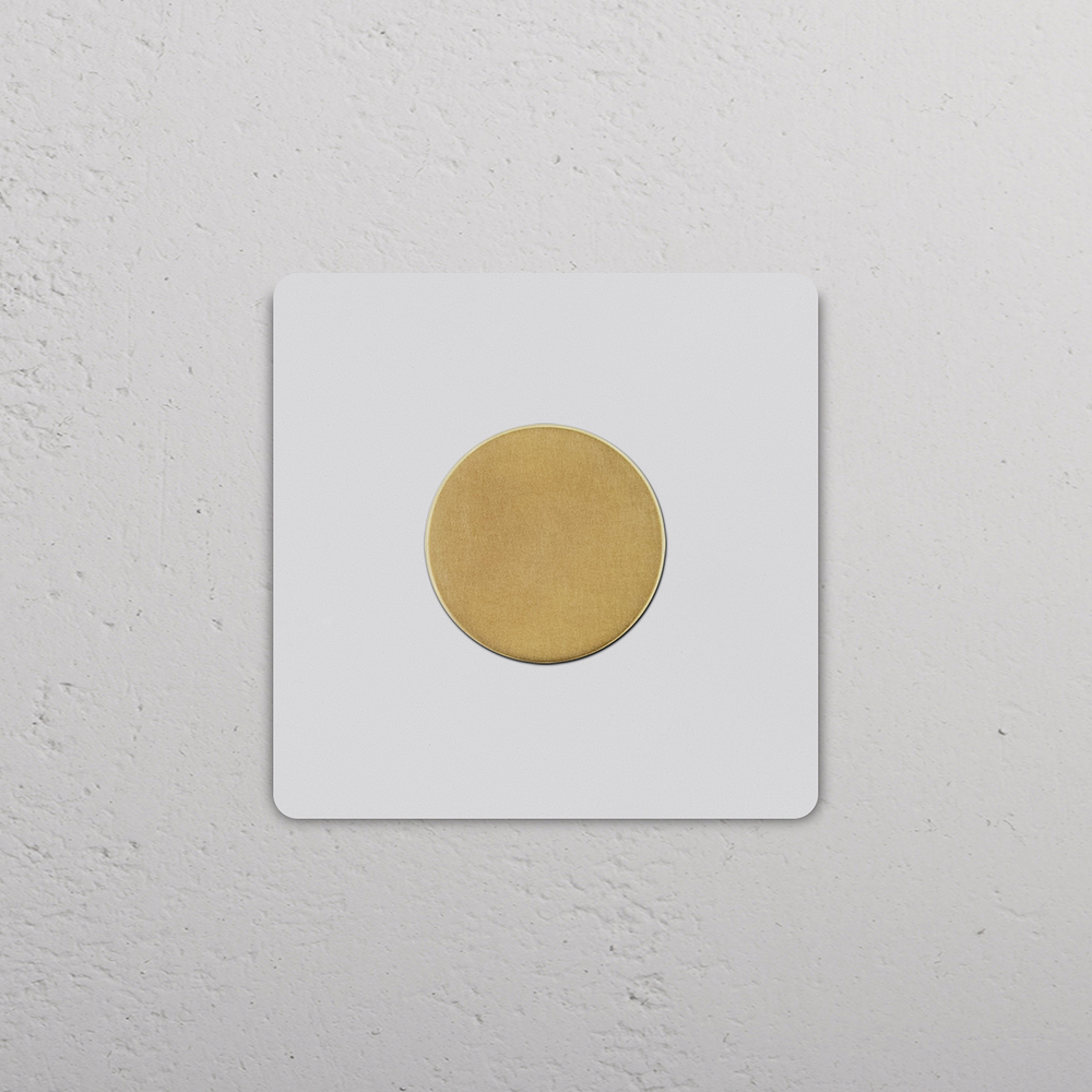 Grove Single Dimmer Switch – Paintable Antique Brass