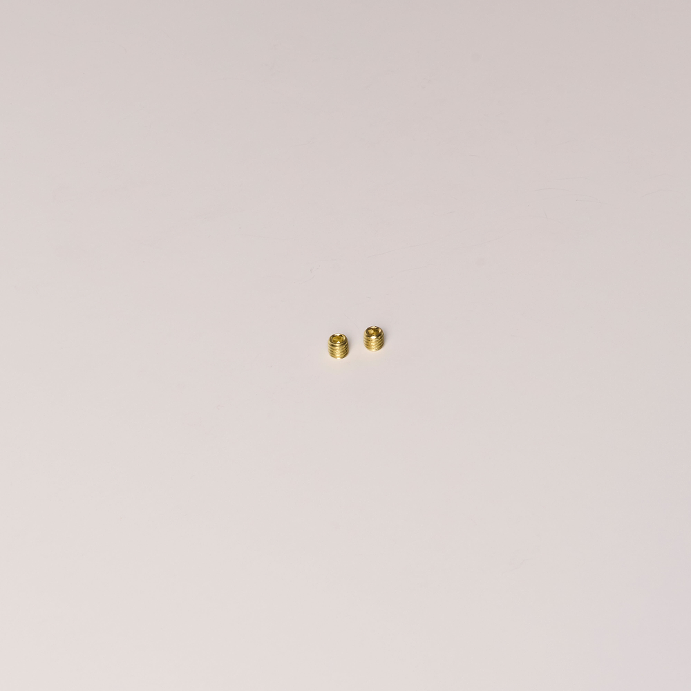 M5 x 5mm Grub Screw x 2 – Antique Brass