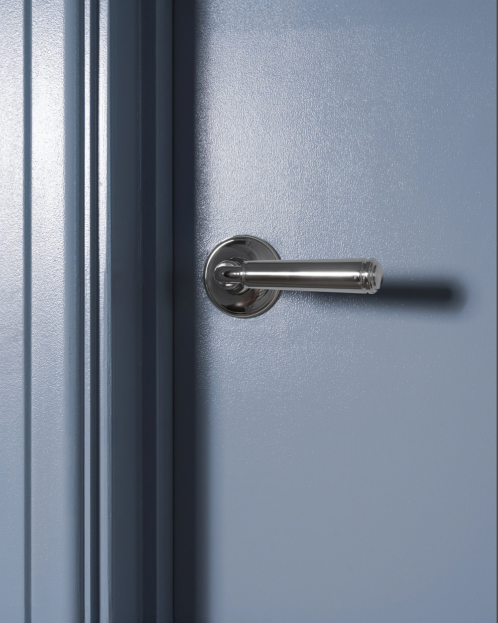 Digby Sprung Door Handle - Polished Nickel