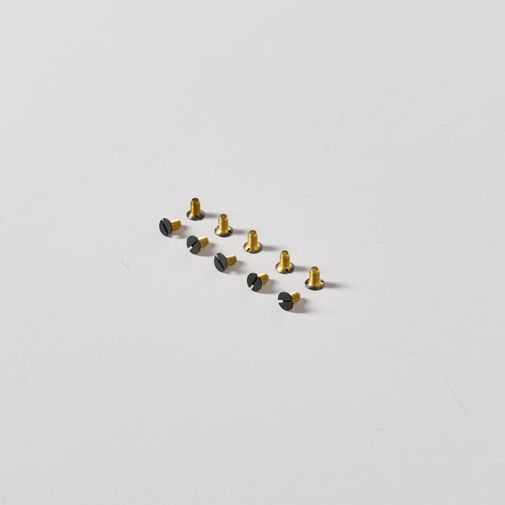 M3.5 x 5mm front plate screws x10 – Black