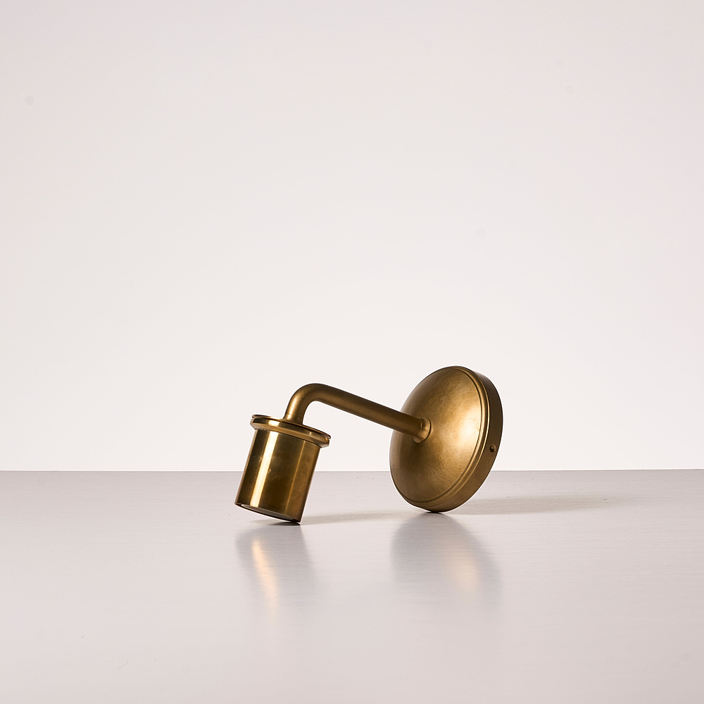 Large Downward Wall Light Body – Antique Brass