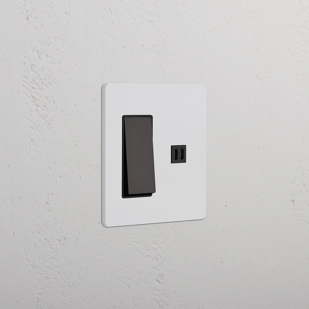 Grove 2G Rocker Switch & Fast Charge USB – Paintable Bronze | Black