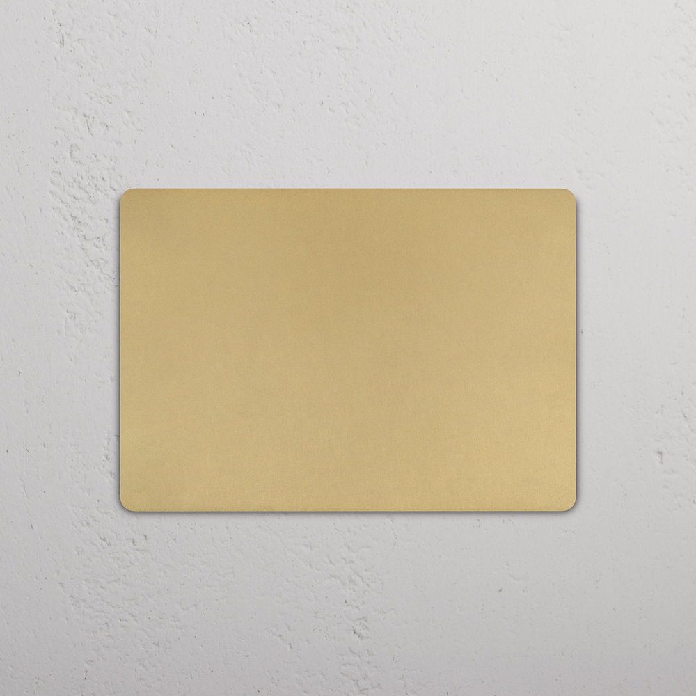 Grove 3G Blank Plate - Antique Brass