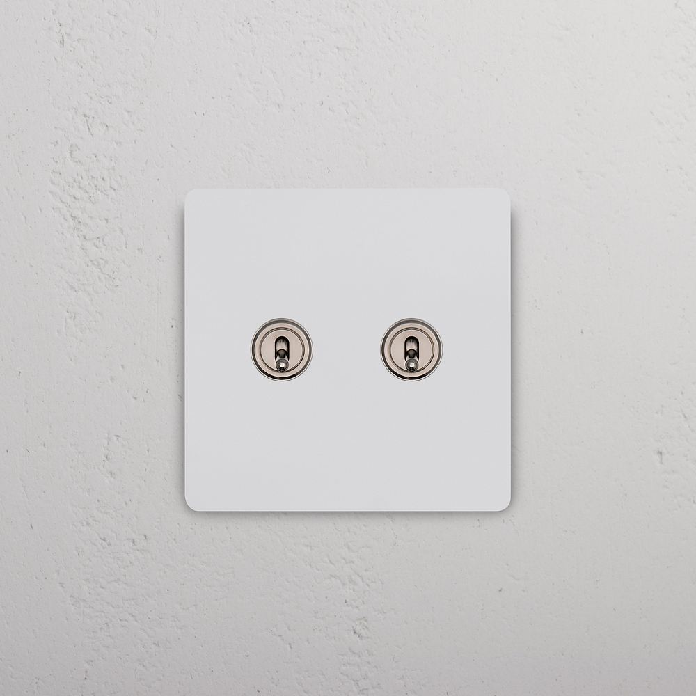 Grove 2G Toggle Switch – Paintable Polished Nickel