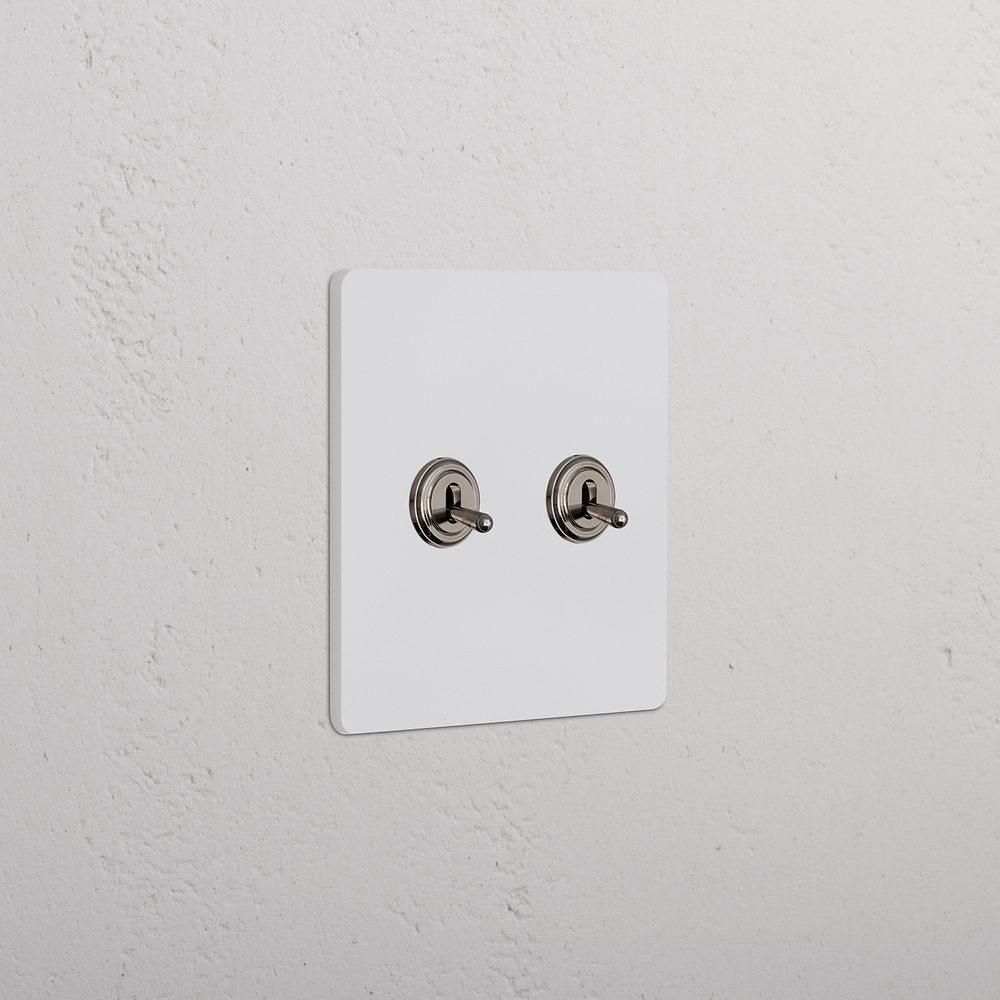 Grove 2G Toggle Switch – Paintable Polished Nickel