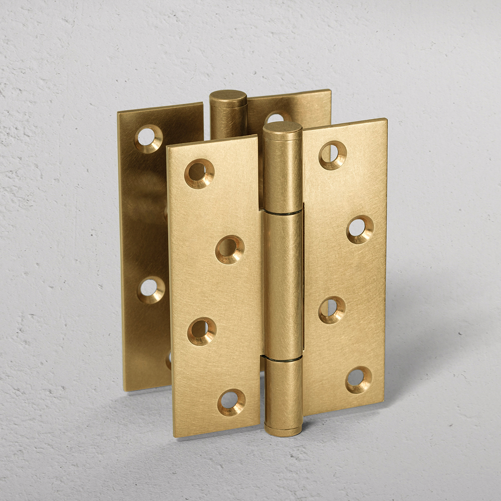 Hazel Paire de Charnières de Porte en Laiton FR60 - Laiton Ancien